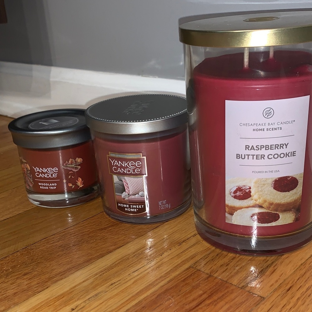 NEW YC/CB Candles - Set of 3